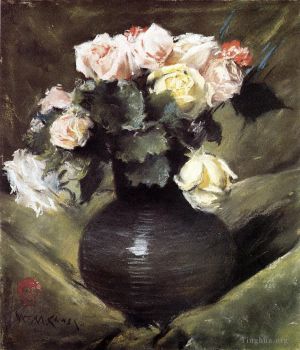William Merritt Chase Werk - Blumen, auch Rosenblüten genannt