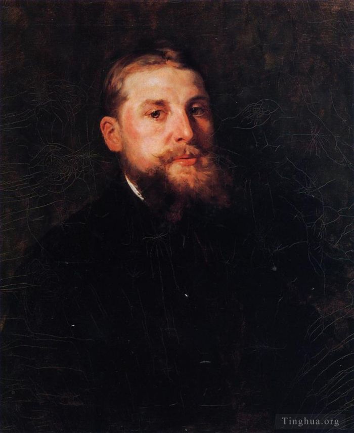 William Merritt Chase Ölgemälde - Porträt eines Herrn
