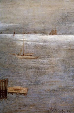 William Merritt Chase Werk - Segelboot vor Anker
