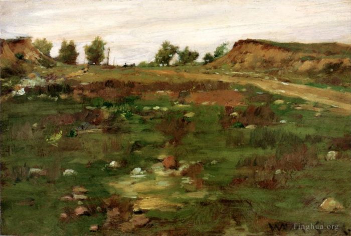 William Merritt Chase Ölgemälde - Shinnecock Hills 1895
