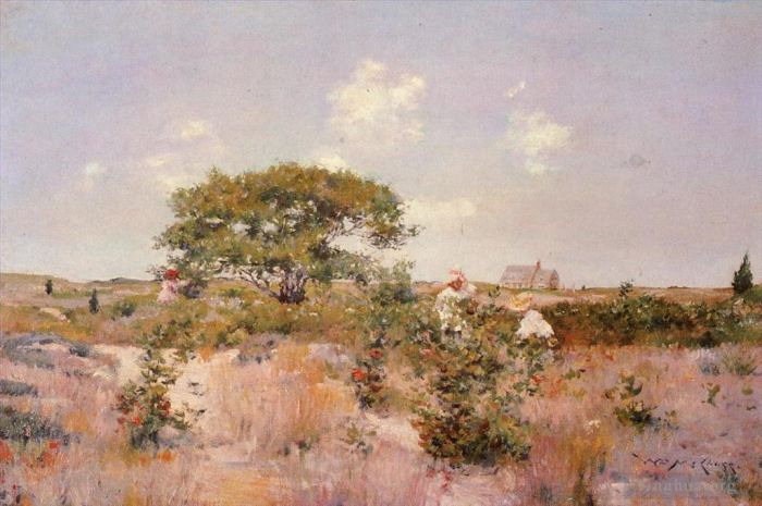William Merritt Chase Ölgemälde - Shinnecock-Landschaft 1892