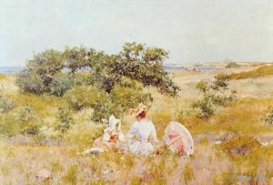 William Merritt Chase Werk - Das Märchen, auch bekannt als „Ein Sommertag“.