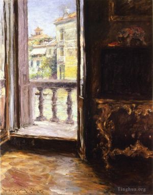 William Merritt Chase Werk - Venezianischer Balkon