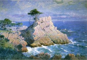 William Stanley Haseltine Werk - Midway Point, Kalifornien, auch bekannt als Cypress Point, in der Nähe von Monterey