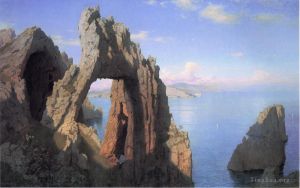 William Stanley Haseltine Werk - Natürlicher Bogen in Capri