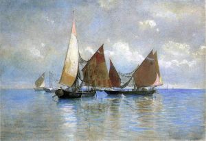 William Stanley Haseltine Werk - Venezianische Fischerboote