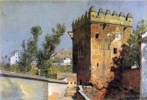 William Stanley Haseltine Werk - Blick von der Alhambra Spanien
