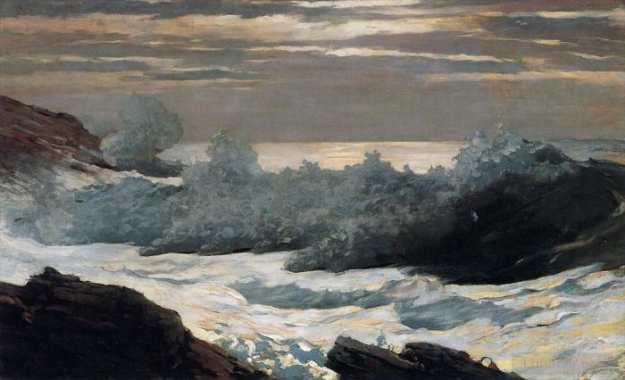 Winslow Homer Ölgemälde - Früher Morgen nach einem Sturm auf See