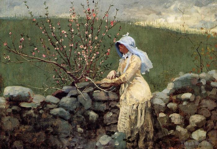 Winslow Homer Ölgemälde - Pfirsichblüten2