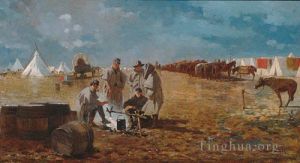 Winslow Homer Werk - Regnerischer Tag im Lager