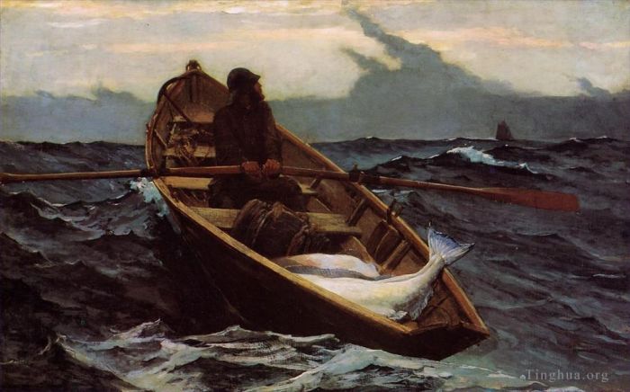 Winslow Homer Ölgemälde - Die Nebelwarnung