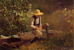 Winslow Homer Werk - Der Whittling Boy