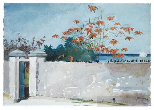 Winslow Homer Andere Malerei - Eine Mauer Nassau