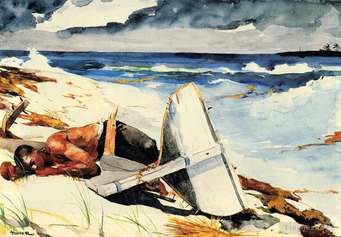 Winslow Homer Andere Malerei - Nach dem Hurrikan