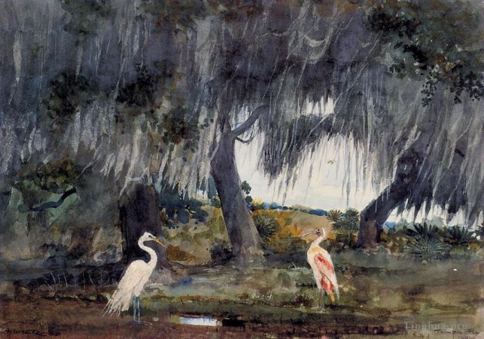 Winslow Homer Andere Malerei - In Tampa