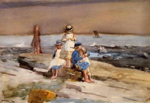 Winslow Homer Werk - Kinder am Strand