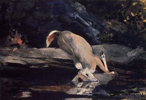 Winslow Homer Werk - Gefallener Hirsch