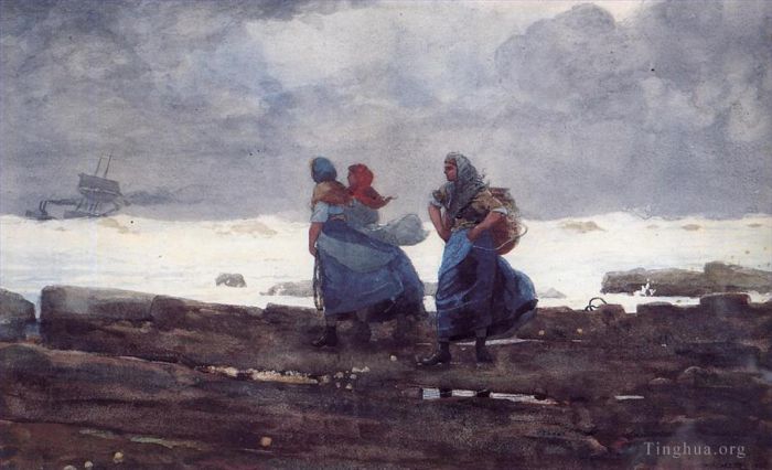 Winslow Homer Andere Malerei - Fischerfrauen