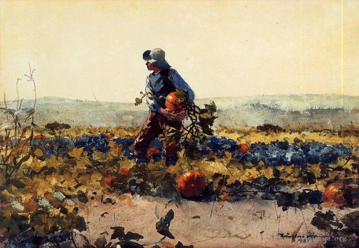Winslow Homer Andere Malerei - Für den Farmers Boy altes englisches Lied