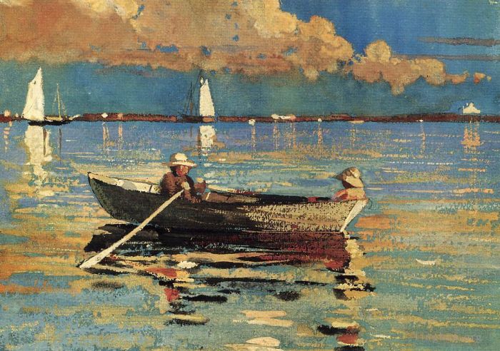 Winslow Homer Andere Malerei - Hafen von Gloucester