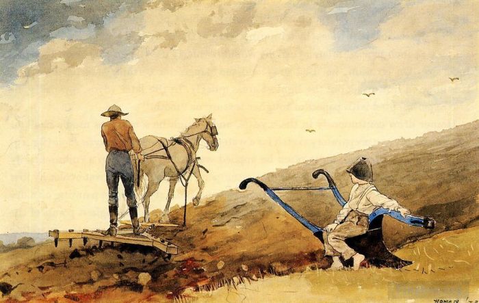 Winslow Homer Andere Malerei - Erschütternd