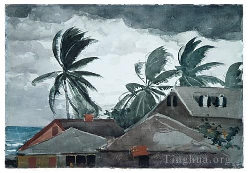 Winslow Homer Andere Malerei - Hurrikan Bahamas
