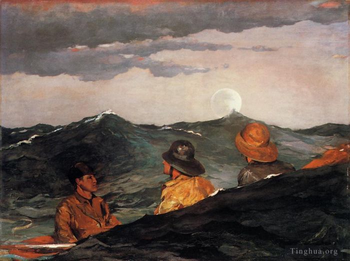 Winslow Homer Andere Malerei - Den Mond küssen