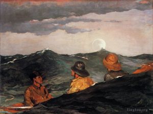 Winslow Homer Werk - Den Mond küssen