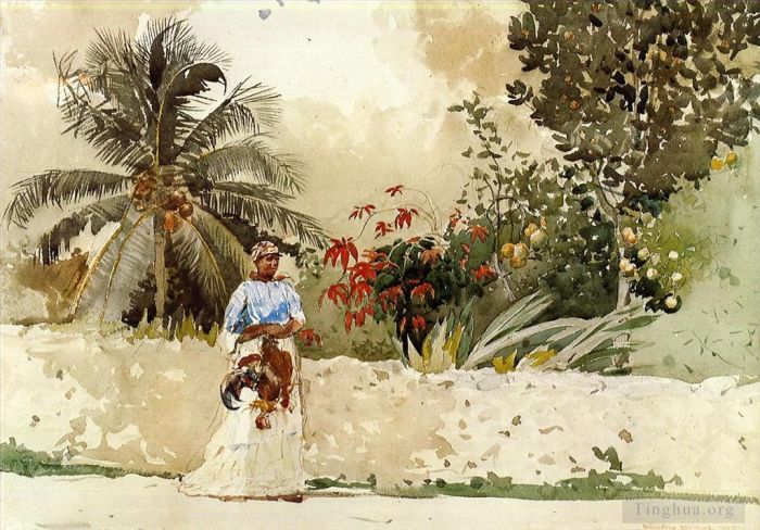 Winslow Homer Andere Malerei - Auf dem Weg zu den Bahamas