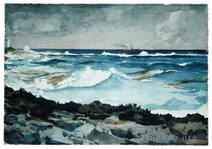 Winslow Homer Werk - Küste und Brandung Nassau