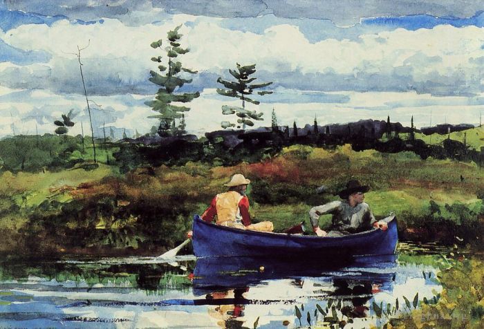 Winslow Homer Andere Malerei - Das blaue Boot