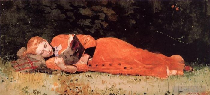 Winslow Homer Andere Malerei - Der neue Roman, auch bekannt als Buch