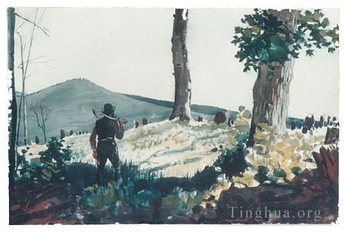 Winslow Homer Andere Malerei - Der Pionier