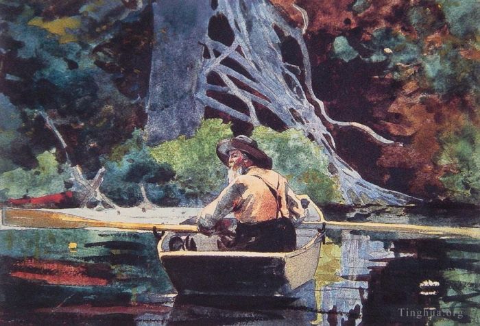 Winslow Homer Andere Malerei - Das Rote Kanu