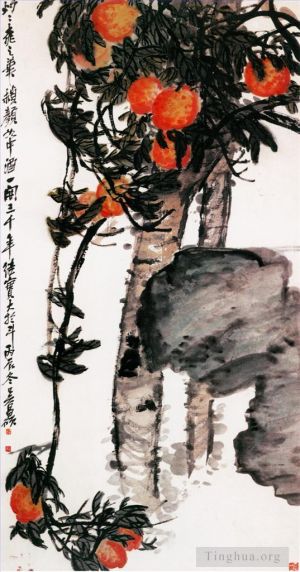Wu Changshuo Werk - Pfirsich