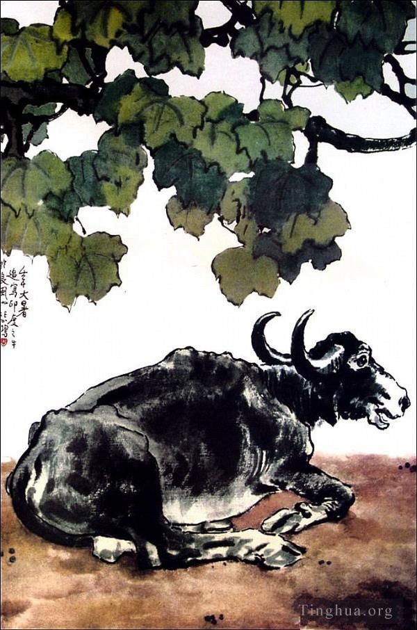 Xu Beihong Chinesische Kunst - Ein Rind