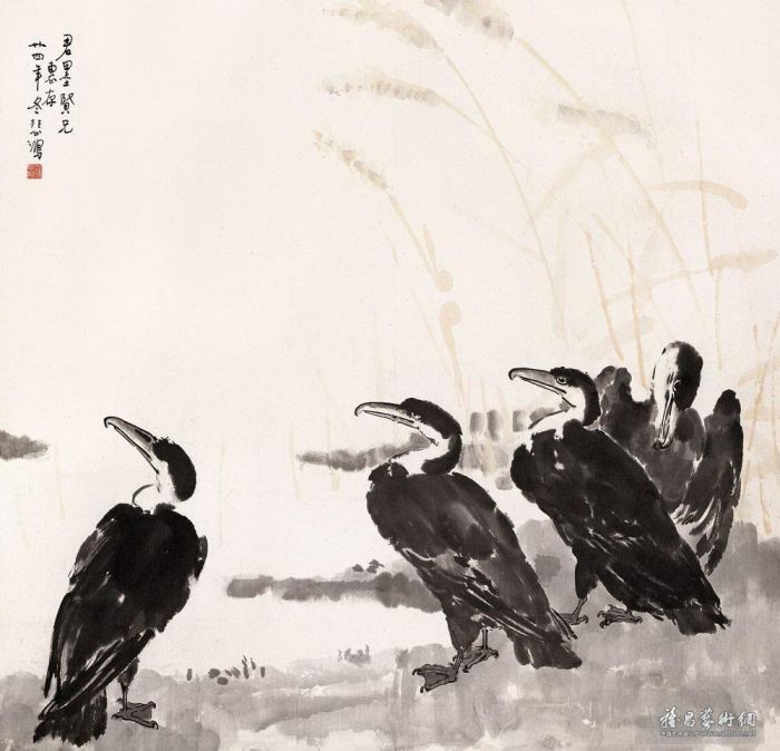 Xu Beihong Chinesische Kunst - Vögel