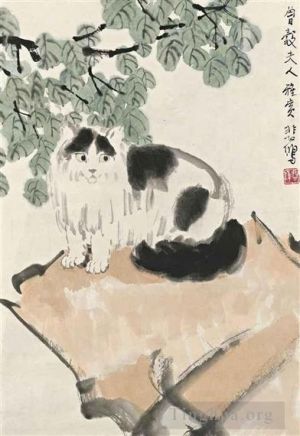 Xu Beihong Werk - Katze