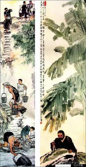 Xu Beihong Werk - Bauern