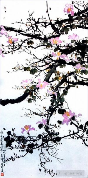 Xu Beihong Werk - Blumenzweige