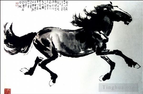 Xu Beihong Chinesische Kunst - Pferd 2