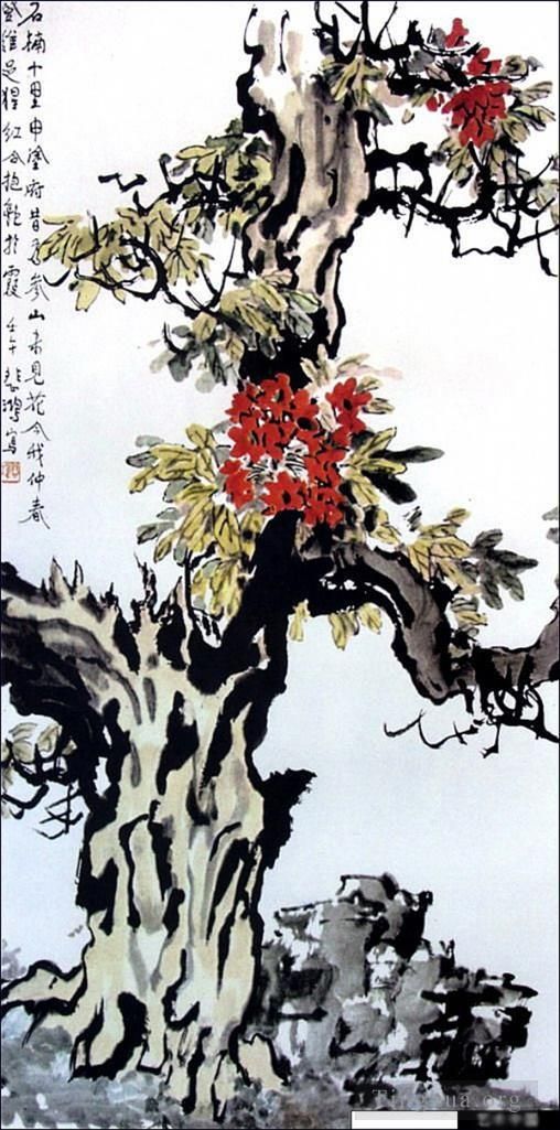 Xu Beihong Chinesische Kunst - Baum