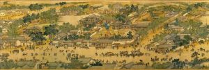 Zhang Zeduan Werk - Qingming Riverside Seene-Teil