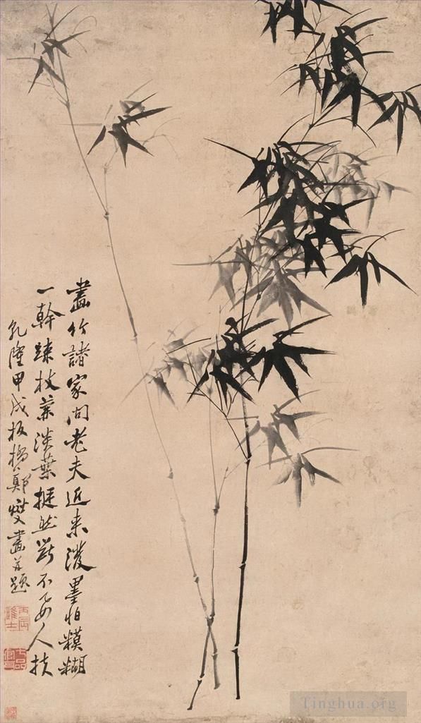 Zheng Xie Chinesische Kunst - Chinesischer Bambus 2