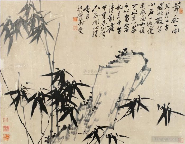 Zheng Xie Chinesische Kunst - Chinesischer Bambus 5
