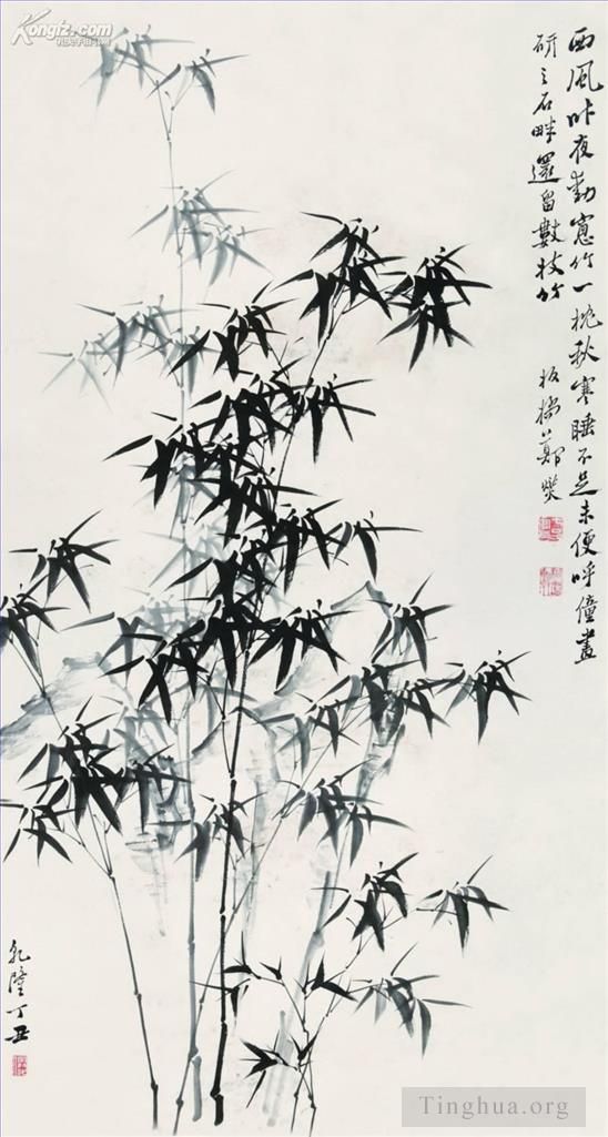 Zheng Xie Chinesische Kunst - Chinesischer Bambus 7